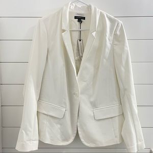 Lane Bryant The Modernist Collection Blazer in Ivory - Size 14